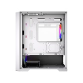 Корпус Powercase Alisio Micro X4W V2 LE, Tempered Glass, 4х 120mm ARGB PWM fans, белый, mATX  (CAMCXW-A4-LE)