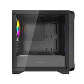 Корпус Powercase Mistral Micro A3B ARGB V2, Tempered Glass, 2x 140mm ARGB PWM+1x 120mm ARGB PWM, чёрный, mATX  (CMMAB-A3-V2)