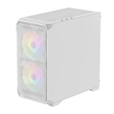 Корпус Powercase Mistral Micro A3W ARGB V2, Tempered Glass, 2x 140mm ARGB PWM+1x 120mm ARGB PWM, белый, mATX  (CMMAW-A3-V2)