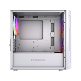 Корпус Powercase Mistral Micro D3W ARGB V2, Tempered Glass, 2x 140mm ARGB PWM+1x 120mm ARGB PWM, белый, mATX  (CMMDW-A3-V2)