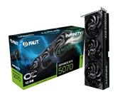 Видеокарта Palit GeForce RTX 5070 Infinity 3 OC / 12GB GDDR7 192bit 3xDP HDMI / NE75070S19K9-GB2050S