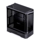 Корпус JONSBO D400 Black без БП, боковая панель из закаленного стекла (панорама), mini-ITX, micro-ATX, ATX, черный