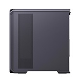 Корпус JONSBO D400 Black без БП, боковая панель из закаленного стекла (панорама), mini-ITX, micro-ATX, ATX, черный