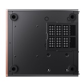 Корпус JONSBO V12 Black без БП, боковая панель из закаленного стекла (панорама), mini-ITX, micro-ATX, черный