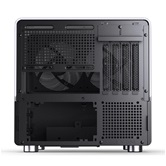 Корпус JONSBO V12 Black без БП, боковая панель из закаленного стекла (панорама), mini-ITX, micro-ATX, черный