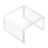 Корпус JONSBO V12 White без БП, боковая панель из закаленного стекла (панорама), mini-ITX, micro-ATX, белый