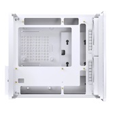 Корпус JONSBO V12 White без БП, боковая панель из закаленного стекла (панорама), mini-ITX, micro-ATX, белый