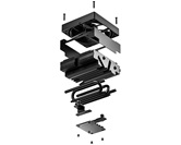 Кулер ID-COOLING IS-53-XT BLACK LGA1851/1700/1200/115X/AM5/AM4 низкопрофильный высота 53mm (24шт/кор, TDP 95W, PWM, 4 тепл.трубок + медная база, FAN 92mm, черный) BOX