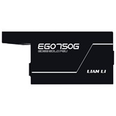 Блок питания Lian Li EG0750G / Black / ATX 3.1, 850W, 80 PLUS Gold, PCIe 5.1, APFC, 120mm FDB Fan, Fully Modular / G9P.EG0750G.B000.RU