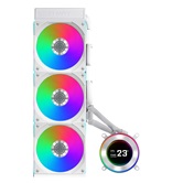Система водяного охлаждения Lian Li HydroShift II LCD-C 360R (GHS2LCD36RW WHITE) / 3x120mm ARGB PWM Fans / G89.GHS2LCD36RW.R0