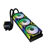 Система водяного охлаждения XPG LEVANTE II 360 / 3x120mm Infinite Mirror fan design /  Black / LEVANTEII360-BKCWW