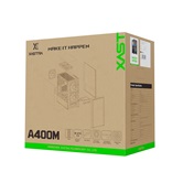 Корпус XASTRA  A400M 3ARGB-C6 Black mATX/ Mesh/ Screwless TG+Mesh/2x140mm + 1x120mm FC ARGB PWM fans/Argb+PWM HUB 6port/ A400M-2FC14A-1FC12A-C6