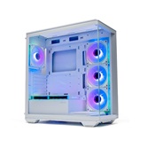 Корпус XASTRA Q600 6ARGB-C10-WH White ATX/Aquarium/Screewless/6x120mm ARGB PWM FM fans/Argb+PWM HUB 10port/ Q600-6FM12A-C10-WH