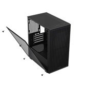 Корпус XASTRA  A307M 3BK Black mATX/Mesh/ tempered glass / 3x120mm PWM FC black fans/ A307M-3FC12BK