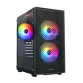 Корпус XASTRA  A307M 3FRGB Black mATX/Mesh/ tempered glass / 3x 120mm FC120 FRGB fans/ A307M-3FC12BK