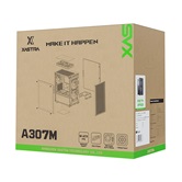 Корпус XASTRA  A307M 3FRGB Black mATX/Mesh/ tempered glass / 3x 120mm FC120 FRGB fans/ A307M-3FC12BK