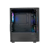 Корпус XASTRA  A306M 3FRGB Black mATX/Mesh/ tempered glass / 3x 120mm FC120 FRGB fans/ A306M-3FC12F