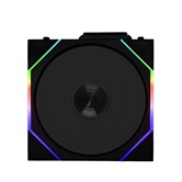 Вентилятор Lian Li UNI FAN TL WIRELESS 120 Reverse Blade / 12RTL1W1B BLACK / 120x124x28мм (PWM, ARGB, 2300 об/мин (Max.), 34dBa) / G99.12RTL1W1B.R0