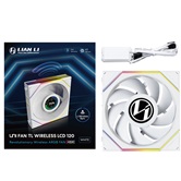 Вентилятор Lian Li UNI FAN TL WIRELESS LCD 120 / 12TLLCD1W1W WHITE / 120x124x28мм (PWM, ARGB, 1900 об/мин (Max.), 27dBa) / G99.12TLLCD1W1W.R0