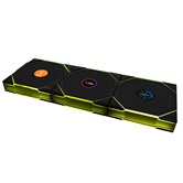 Комплект вентиляторов (3шт.) Lian Li UNI FAN TL WIRELESS LCD 120 / 12TLLCD1W3B BLACK / 120x124x28мм (PWM, ARGB, 1900 об/мин (Max.), 27dBa) / G99.12TLLCD1W3B.R0