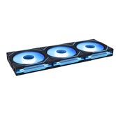 Комплект вентиляторов (3шт.) Lian Li UNI FAN SL-INF WIRELESS 120 / 12SLIN1W3B BLACK / 120x122,1x25мм (PWM, ARGB, 2300 об/мин (Max.), 29,2dBa) / G99.12SLIN1W3B.R0