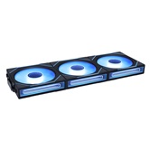 Комплект вентиляторов (3шт.) Lian Li UNI FAN SL-INF WIRELESS 120 Reverse Blade / 12RSLIN1W3B BLACK / 120x122,1x25мм (PWM, ARGB, 2200 об/мин (Max.), 32,2dBa) / G99.12RSLIN1W3B.R0