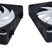 Комплект вентиляторов (3шт.) Lian Li UNI FAN CL WIRELESS 120 / 12CL1W3B BLACK / 120x124x28мм (PWM, ARGB, 2150 об/мин (Max.), 29,8dBa) / G99.12CL1W3B.R0