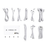 Блок питания Chieftec Vega M White PPG-1000-CW (ATX 3.1, 1000W, 80 PLUS GOLD, Active PFC, 135mm fan, Gen5 PCIe, Full Cable Management, белый) Retail