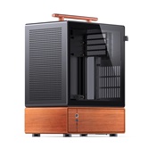 Корпус JONSBO T7 Black без БП, боковая панель из закаленного стекла, mini-ITX, micro-ATX, черный