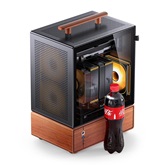 Корпус JONSBO T7 Black без БП, боковая панель из закаленного стекла, mini-ITX, micro-ATX, черный