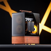 Корпус JONSBO T7 Black без БП, боковая панель из закаленного стекла, mini-ITX, micro-ATX, черный