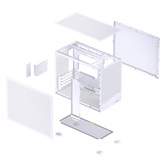 Корпус JONSBO D32 STD MESH White без БП, mini-ITX, micro-ATX, белый