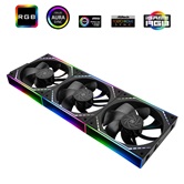 Комплект вентиляторов (3 шт.) Thermalright TL-M12QR X3 / Reverse / ARGB / 120mm PWM / TRTLM12QRX3.3P