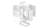 Корпус Deepcool CH170 PLUS WH без БП, белый, MICRO ATX/MINI-ITX