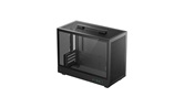 Корпус Deepcool CH160 PLUS без БП, боковое окно (закаленное стекло), черный, MICRO ATX/MINI-ITX