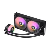 Система водяного охлаждения 1STPLAYER TS1 240 Black / 2x120mm, ARGB, 250W TDP / TS1-240-BK