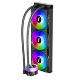 Система водяного охлаждения 1STPLAYER TS1 360 Black / 3x120mm, ARGB, 300W TDP / TS1-360-BK