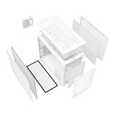 Корпус XPG VALOR AIR NANO White  mATX/Mini-ITX /  1x 120mm ARGB fan /front magnet filter/ 1*USB Type-C+2*USB 3.2/ VALORAIRNANOMAA-WHCWW