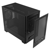 Корпус XPG VALOR MESH NANO Black mATX/Mini-ITX /  1x 120mm ARGB fan /front magnet filter/ 1*USB Type-C+2*USB 3.2/  VALORMESHNANOMAA-BKCWW