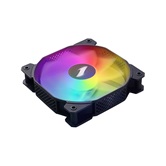 Вентилятор 1STPLAYER F1R Black / 120mm Reverse FRGB 3pin 12V 1100rpm 38.98cfm 21.97dBA / F1R-BK-3P / BULK