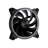 Вентилятор 1STPLAYER FO7-14 Black / 140mm ARGB 3pin 5V PWM 4pin 12V 700-1800rpm 76.25cfm 36.64dBA / FO7-14-BK / BULK