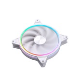 Вентилятор 1STPLAYER FO7-14 White / 140mm ARGB 3pin 5V PWM 4pin 12V 700-1800rpm 76.25cfm 36.64dBA / FO7-14-WH / BULK