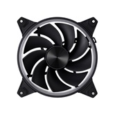 Вентилятор 1STPLAYER FO7R-14 Black / 140mm Reverse ARGB 3pin 5V PWM 4pin 12V 700-1800rpm 76.25cfm 36.64dBA / FO7R-14-BK / BULK