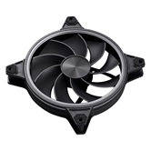 Вентилятор 1STPLAYER FO7R-14 Black / 140mm Reverse ARGB 3pin 5V PWM 4pin 12V 700-1800rpm 76.25cfm 36.64dBA / FO7R-14-BK / BULK