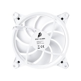 Вентилятор 1STPLAYER FO7R-14 White / 140mm Reverse ARGB 3pin 5V PWM 4pin 12V 700-1800rpm 76.25cfm 36.64dBA / FO7R-14-WH / BULK