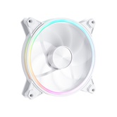 Вентилятор 1STPLAYER FO7R-14 White / 140mm Reverse ARGB 3pin 5V PWM 4pin 12V 700-1800rpm 76.25cfm 36.64dBA / FO7R-14-WH / BULK