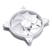Вентилятор 1STPLAYER FO7R-14 White / 140mm Reverse ARGB 3pin 5V PWM 4pin 12V 700-1800rpm 76.25cfm 36.64dBA / FO7R-14-WH / BULK