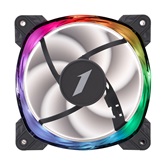Вентилятор 1STPLAYER FS7 Black / 120mm ARGB 3pin 5V PWM 4pin 12V 600-800rpm 47.65cfm 32.2dBA / FS7-BK / BULK