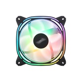 Вентилятор 1STPLAYER FB7 Black / 120mm ARGB 3pin 5V PWM 4pin 12V 600-1800rpm 45.12cfm 47.2dBA / FB7-BK / BULK