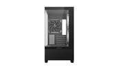Корпус Deepcool CG380 3F без БП, боковое окно (панорама), 3x120mm ARGB PWM вентилятора, черный, mATX